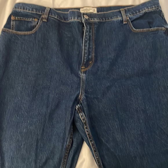 Abercrombie & Fitch Curve Love Ankle Straight Ultra High Rise jeans size 35 - Picture 7 of 7